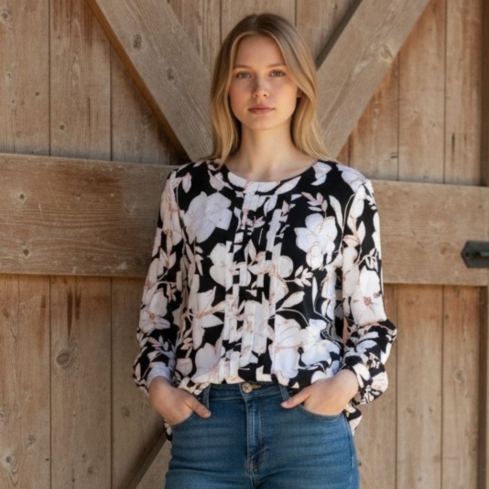 Karl Lagerfeld Floral Top